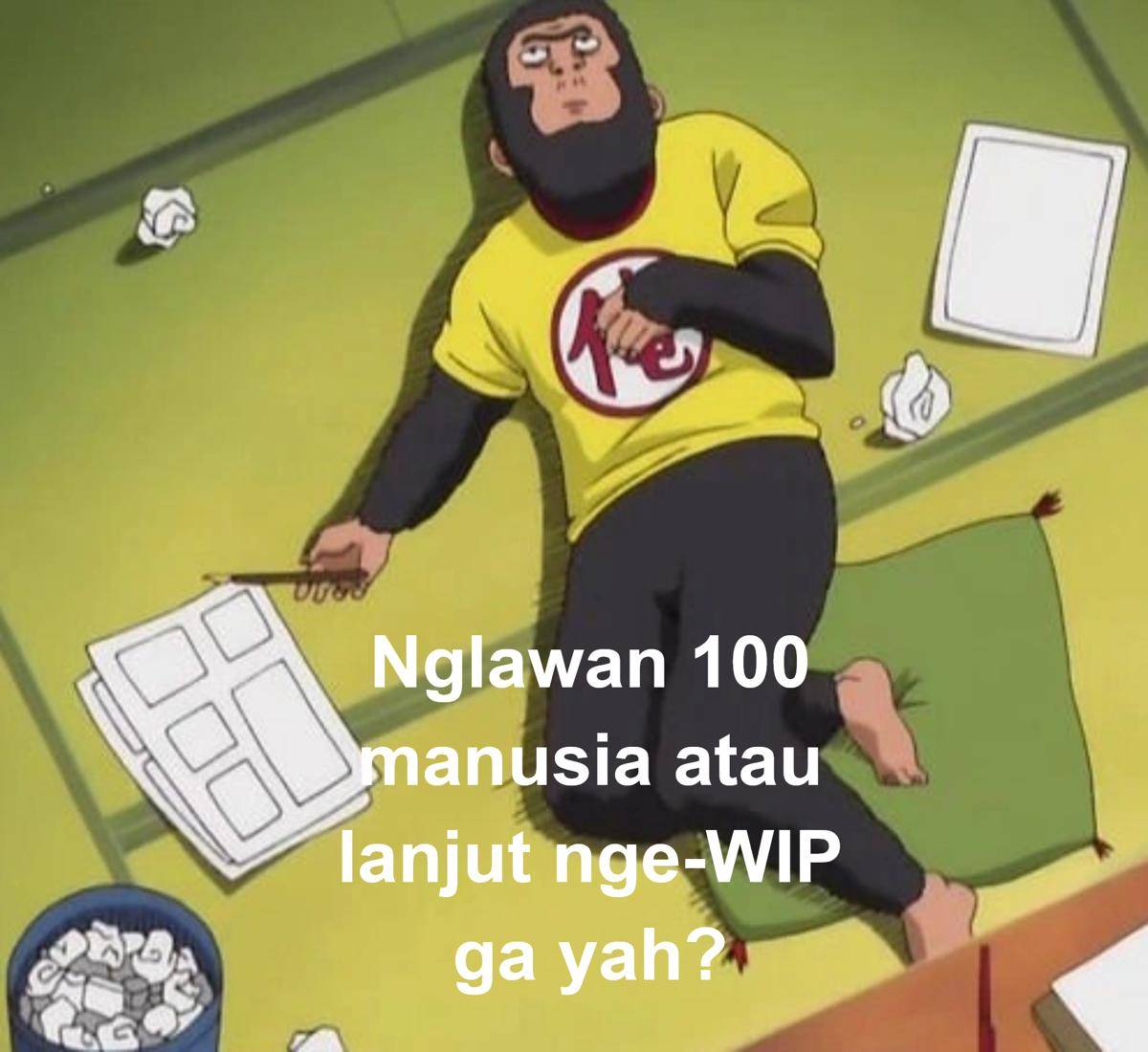 Adegan scene di Gintama dalam meme