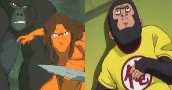 Tarzan dan gorila dari Gintama