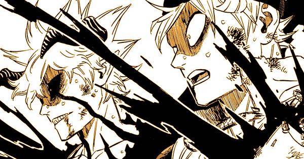 Asta dan Liebe terkena tebasan Lucius - Black Clover