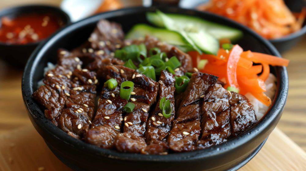ilustrasi beef teriyaki (vecteezy.com/Yulia Gapeenko)