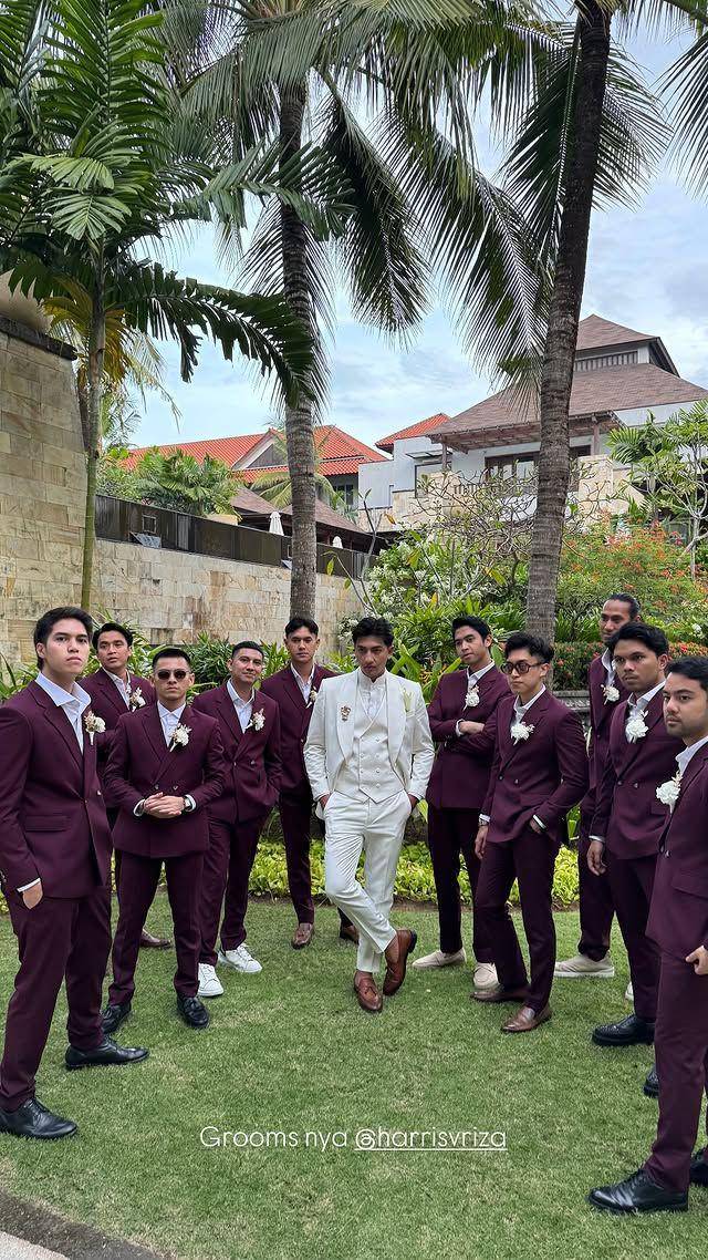 Groomsmen Harris Vriza (Instagram.com/harrisvriza)
