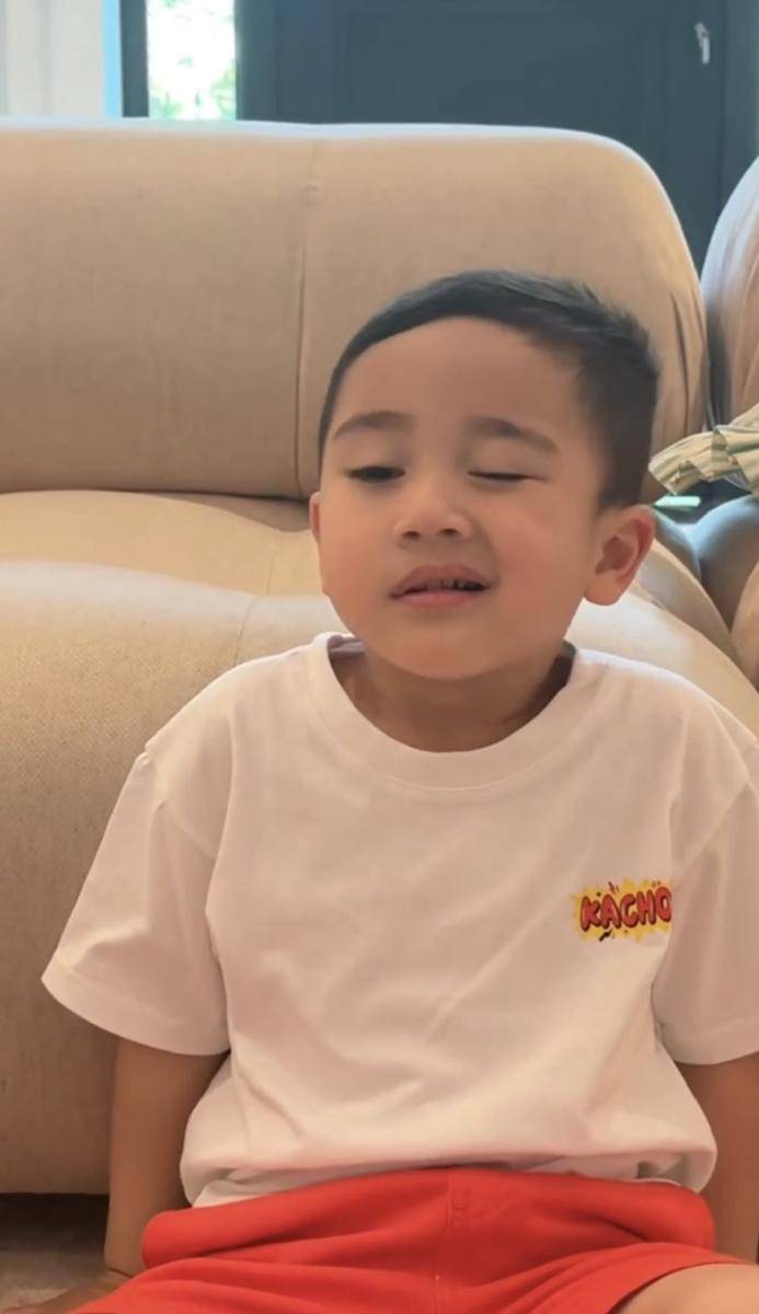 Cipung ikut Kim Seon Ho Smile Challenge (instagram.com/raffinagita1717)