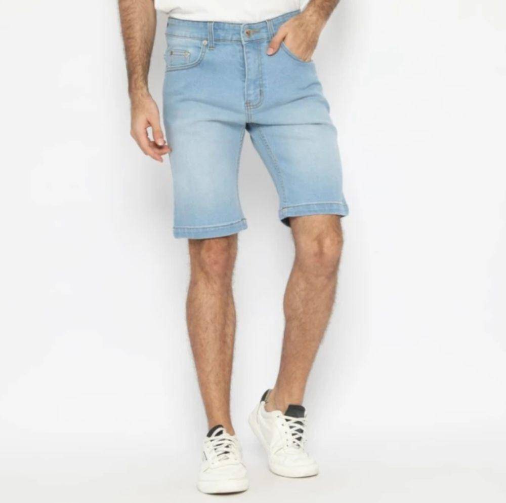 FICHINO Short Denim Dallas Series Yui Light Blue 09 (tokopedia.com/fichino official)