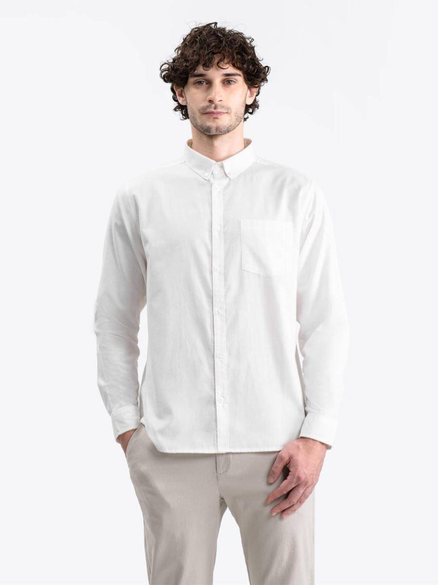 Livehaf Copiq Long Shirt White (livehaf.com)