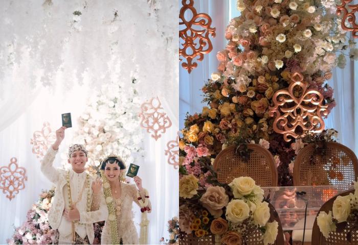 7 Dekorasi Akad Nikah Valerie Tifanka, Vibe Elegan dan Romantis!