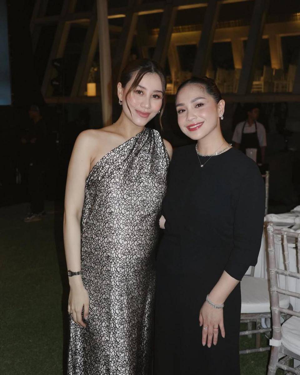 potret Aaliyah Massaid menghadiri acara pernikahan Harris Vriza dan Haviza (instagram.com/aaliyah.massaid)