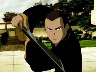 Sokka menggunakan pedang (dok.Nickelodeon/Avatar: The Last Airbender)