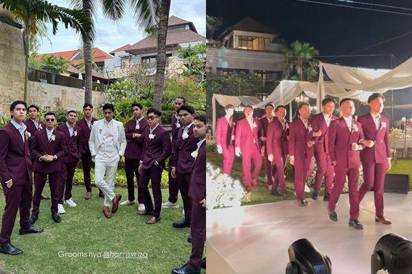 Deretan Artis Jadi Groomsmen Harris Vriza, Ada Thariq hingga El Rumi