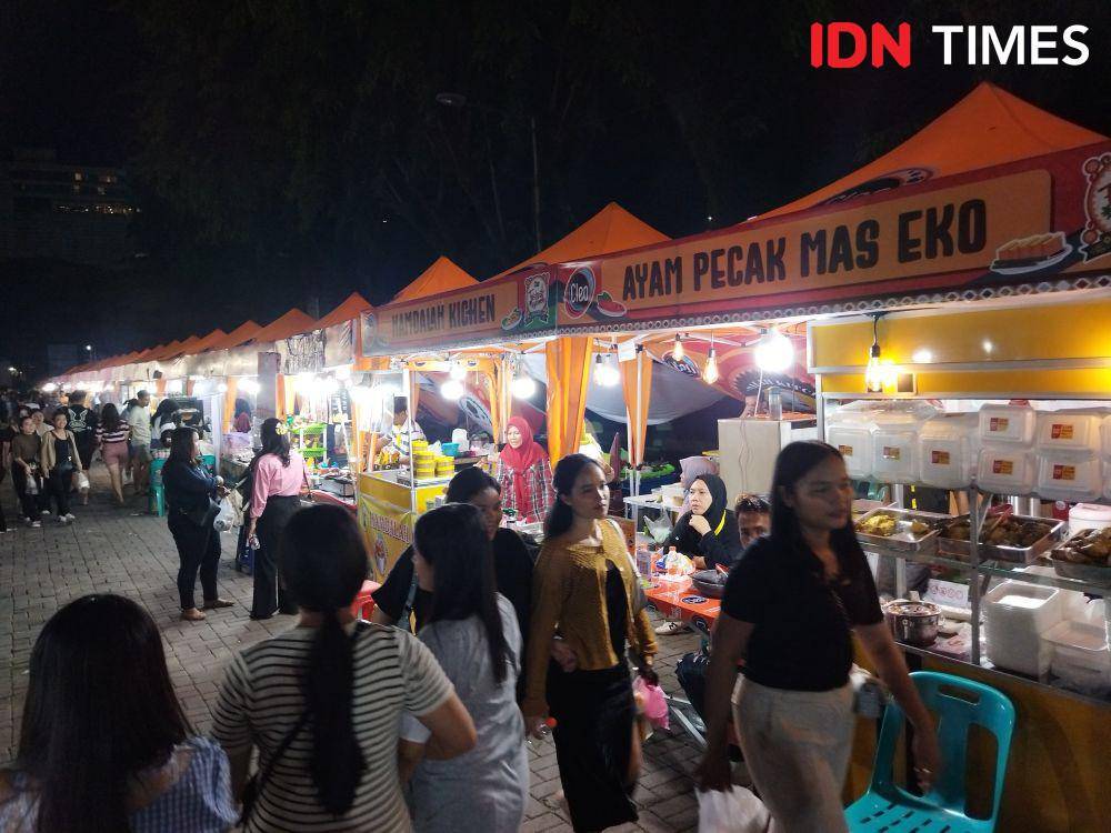 Cleo Festival Kuliner digelar di Lapangan Benteng Medan mulai Jumat (2/5/2025) (IDN Times/Indah Permata Sari)