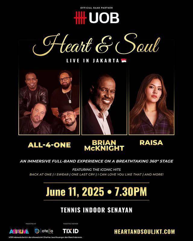 harga tiket konser Heart & Soul dan cara belinya (Instagram.com/colorasialive)