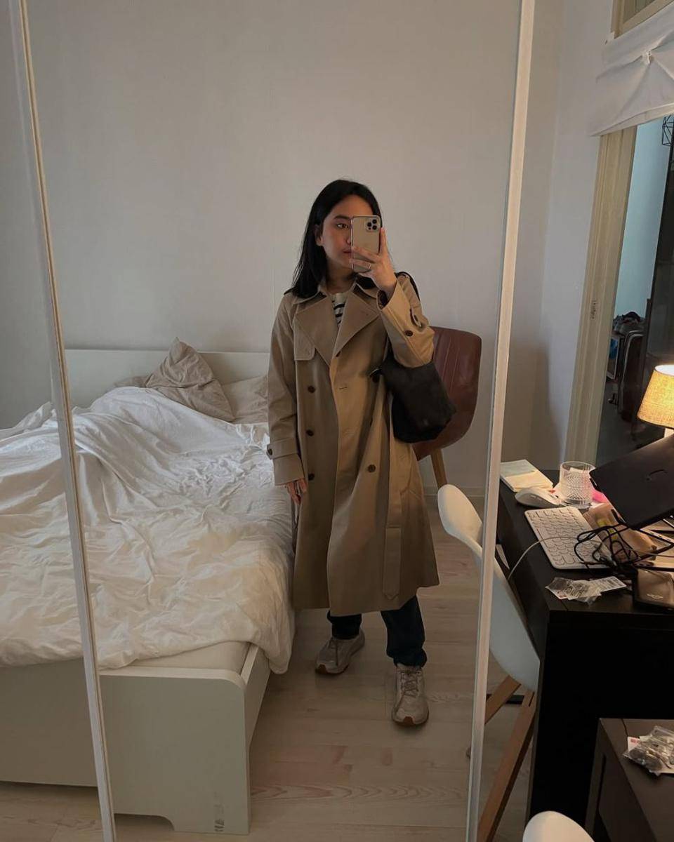 referensi smart casual outfit ala Rachel Amanda (instagram.com/auroramanda95)