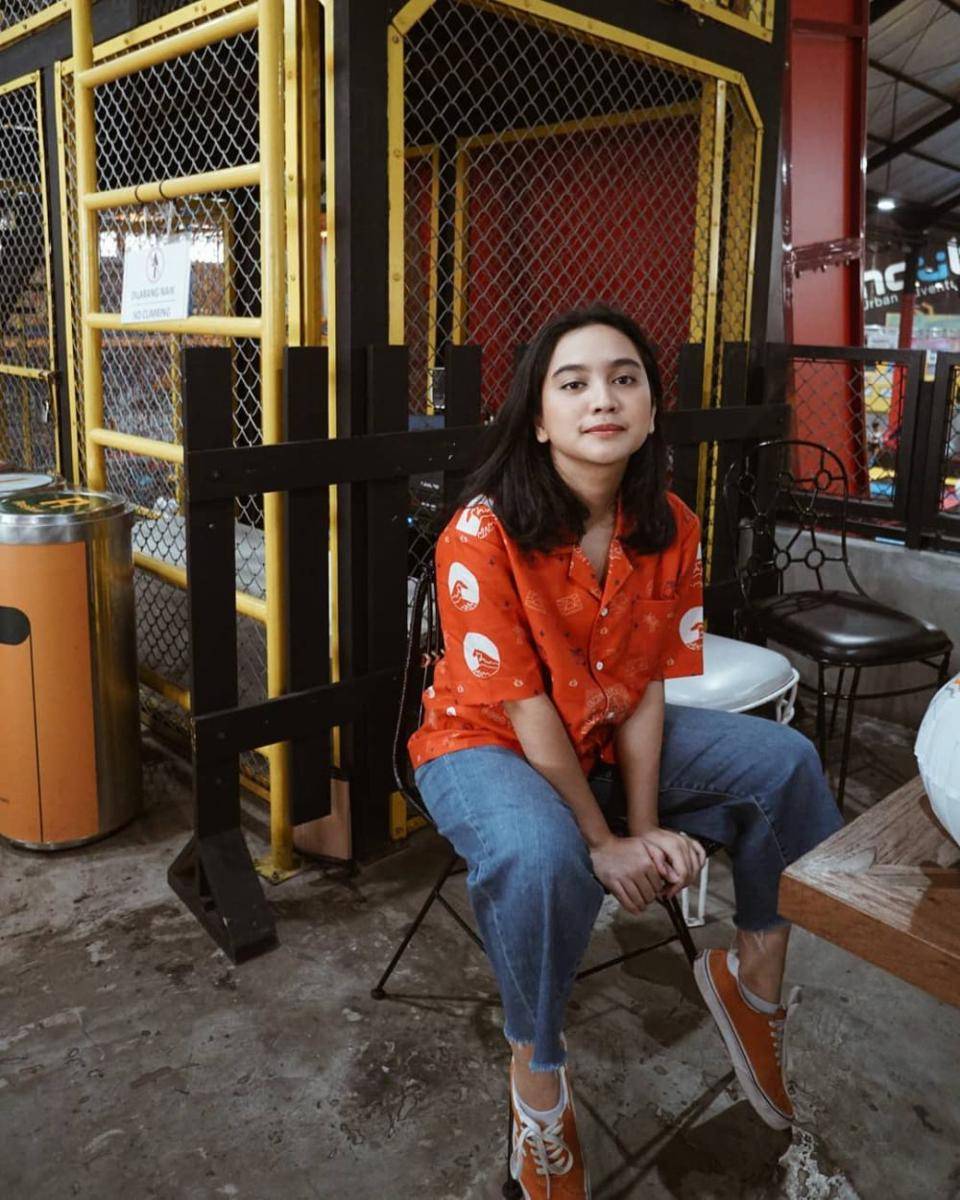 referensi smart casual outfit ala Rachel Amanda (instagram.com/auroramanda95)