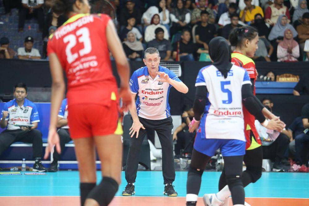 Jakarta Pertamina Enduro berlaga di Proliga 2025. (Dok. Jakarta Pertamina Enduro)