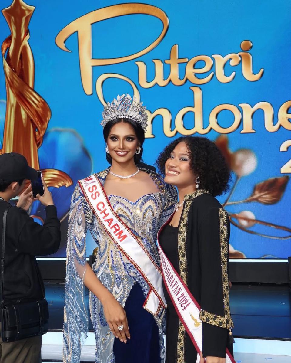 Potret Rashmita Rasindran di Grand Final Puteri Indonesia 2025 (Instagram.com/rashmita_rasindran)