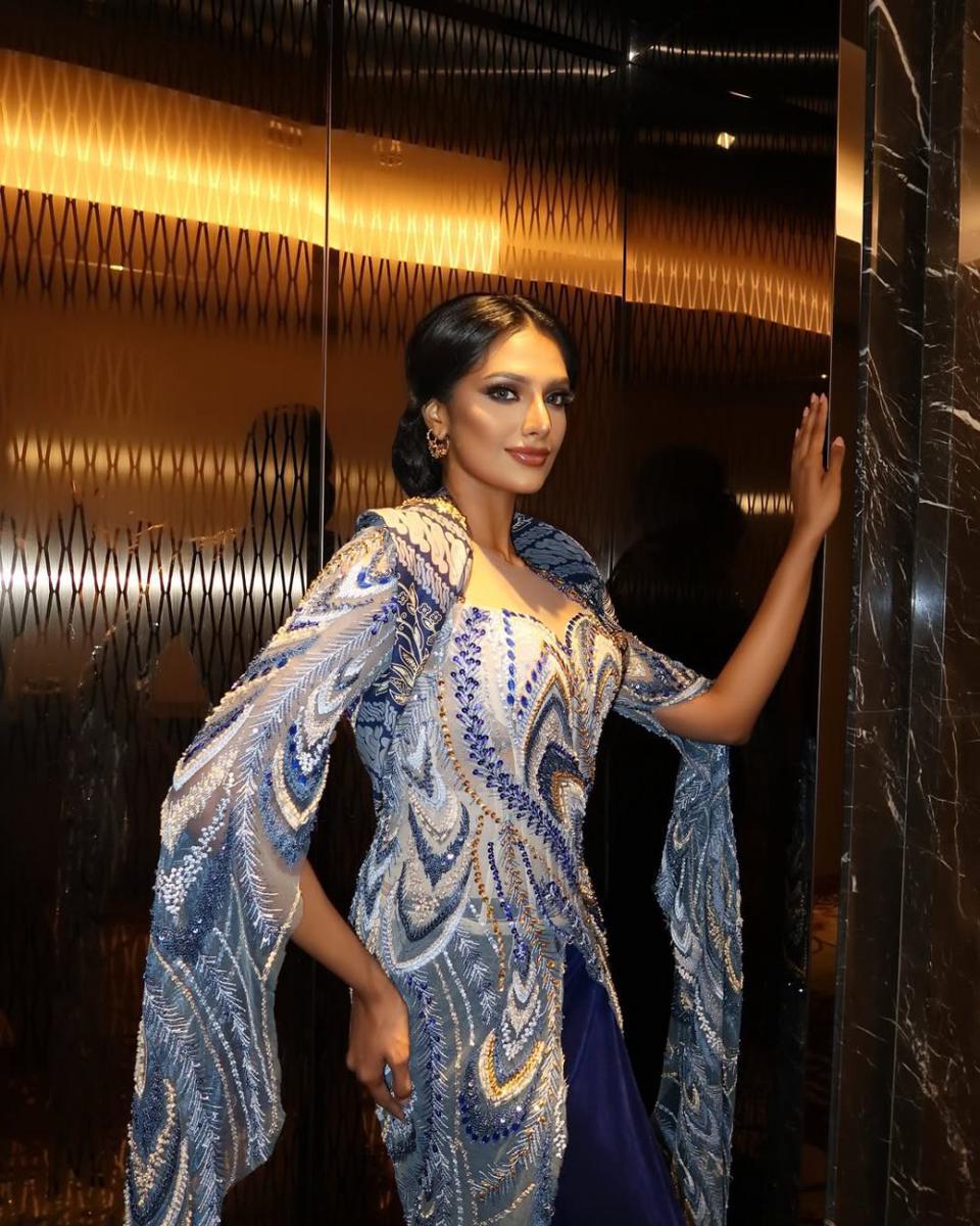 Potret Rashmita Rasindran di Acara Grand Final Puteri Indonesia 2025 (Instagram.com/rashmita_rasindran)
