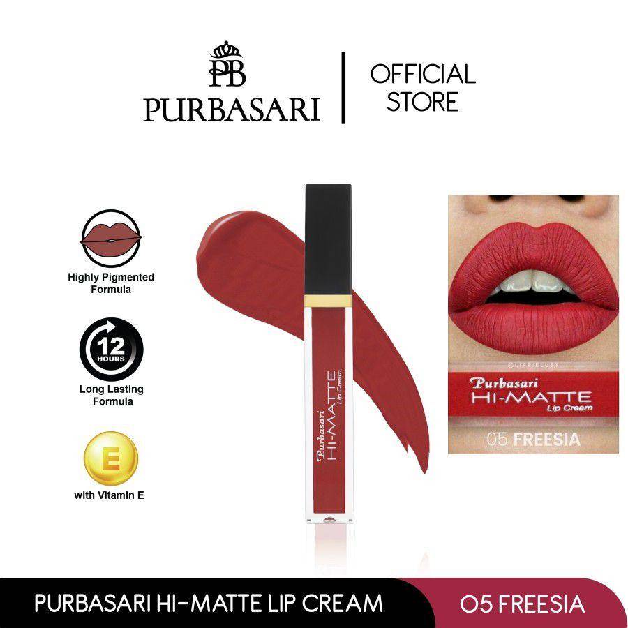 Purbasari HI Matte Lip Crea 05 Freesia (tokopedia.com/emabutik)