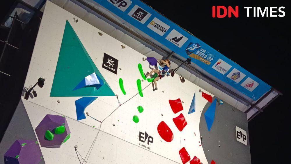 Erin McNeice Juara Lead Women Final Climbing World Cup Bali