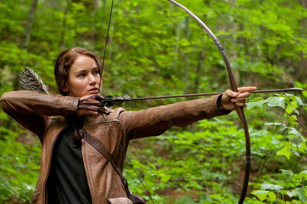 cuplikan adegan yang diperankan Jennifer Lawrence dalam film The Hunger Games