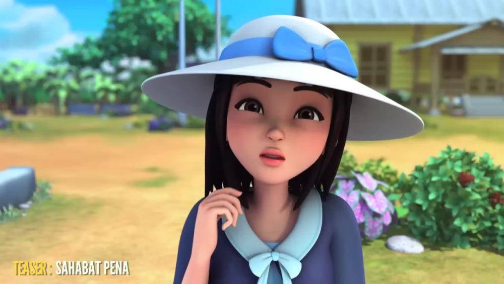 sahabat pena Kak Ros yang bernama Hideko (youtube.com/Les' Copaque Production)