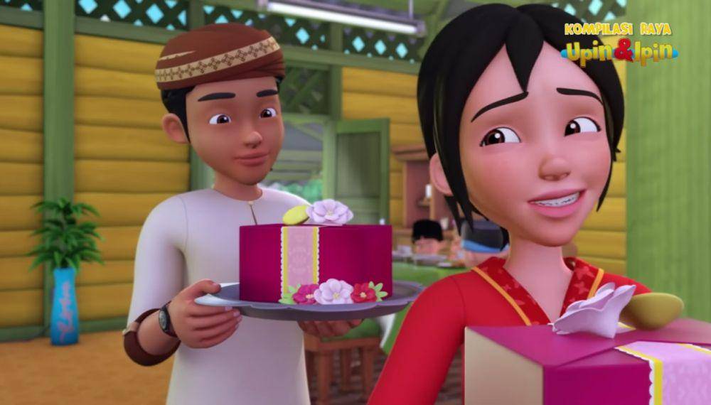 Kak Ros dan Abang Iz di serial Upin dan Ipin (youtube.com/Les' Copaque Production)