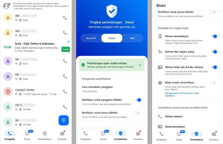 cara blokir panggilan nomor gak dikenal pakai Truecaller (dok. pribadi/Diyah Esti Cahyo Pertiwi)