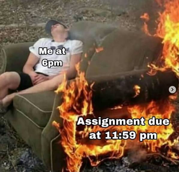 Meme gak peduli sama urusan yang bikin pusing (instagram.com/moist.ubc.memes)