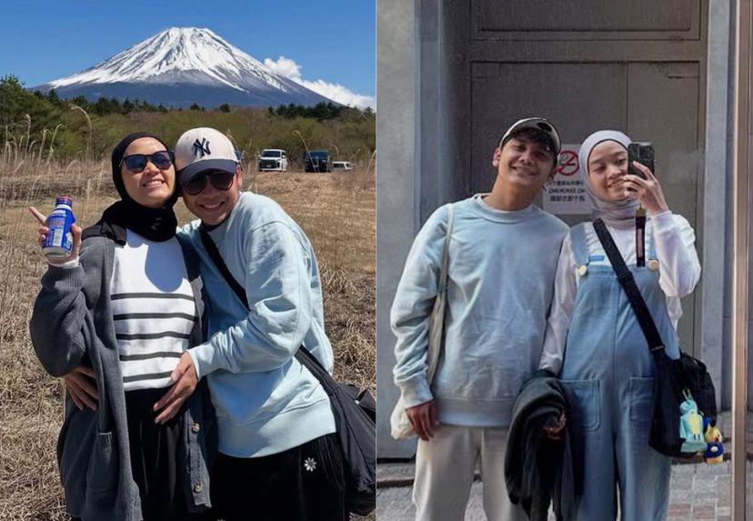 7 Potret Alca Octaviani dan Bintang Emon Babymoon ke Jepang