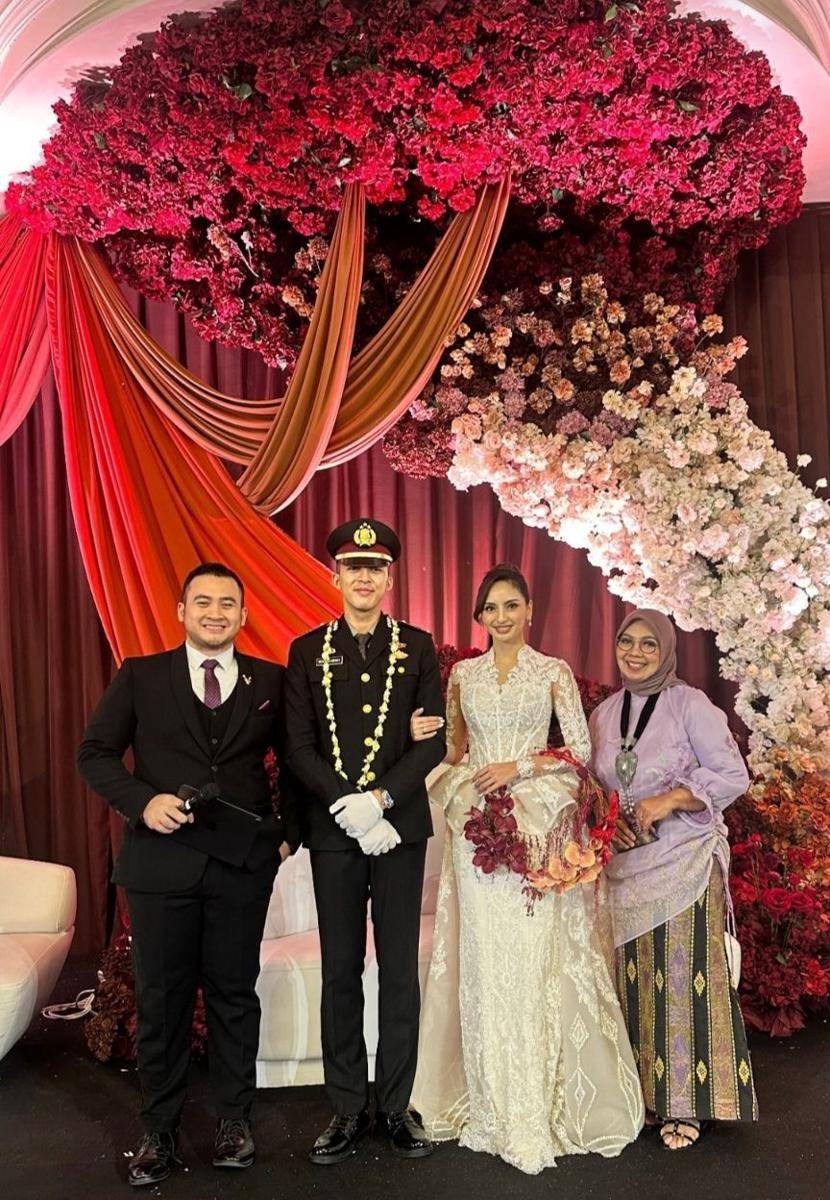 Resepsi pernikahan Valerie Tifanka. (Instagram.com/bangzoer)