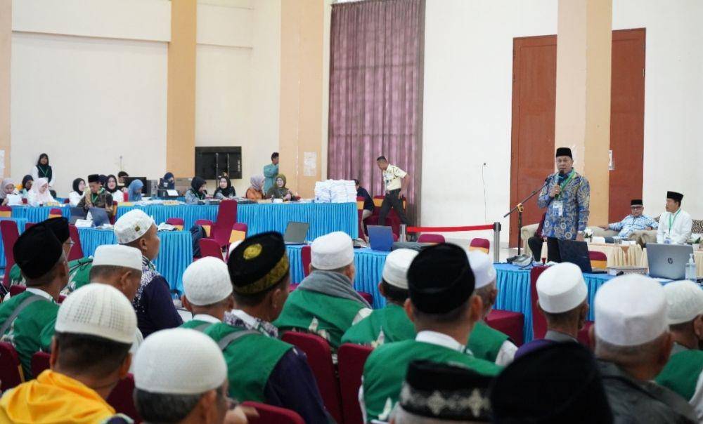 Kloter 3 Jemaah Calon Haji asal Sumatera Utara telah tiba di Asrama Haji Medan (Dok. Istimewa)