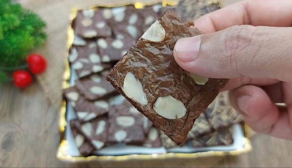 ilustrasi brownies crispy (YouTube.com/Resep Abi)