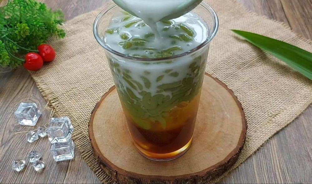 ilustrasi cendol tepung beras (YouTube.com/Resep Abi)