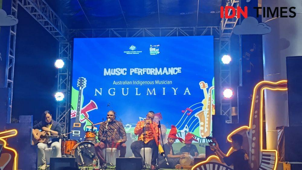 Ngulmiya Sajikan Keindahan Musik Aborigin di Gig on the Green Makassar