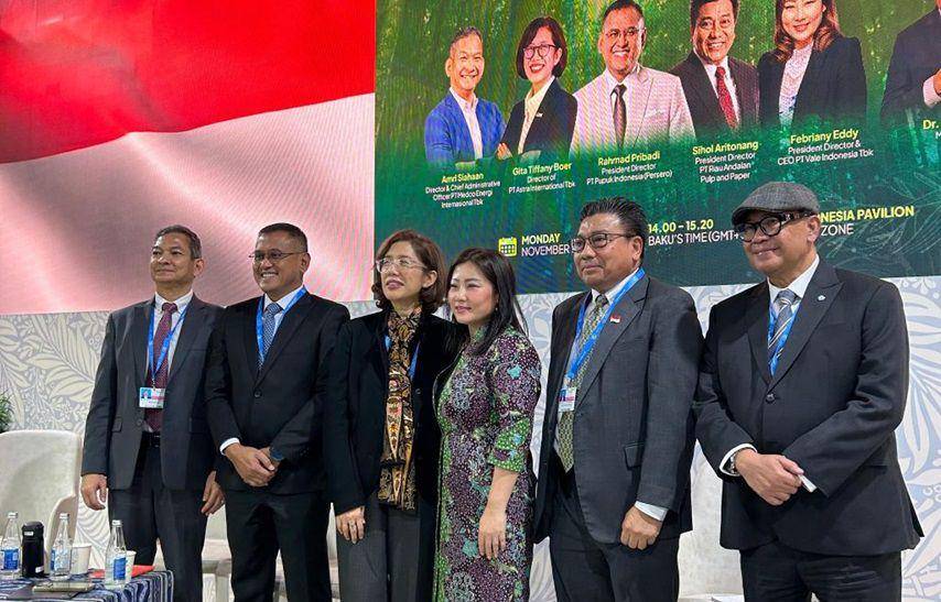Jajaran panelis CEO Dialogue on Climate Actions dalam Conference of the Parties (“COP”) 29. (dok. vale.com)