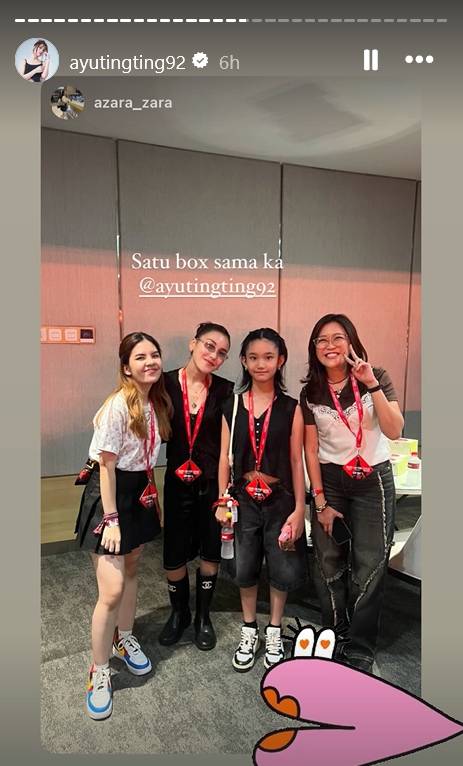 gaya OOTD artis nonton konser J-Hope BTS di Jakarta (instagram.com/azara_zara via instagram.com/ayutingting92)