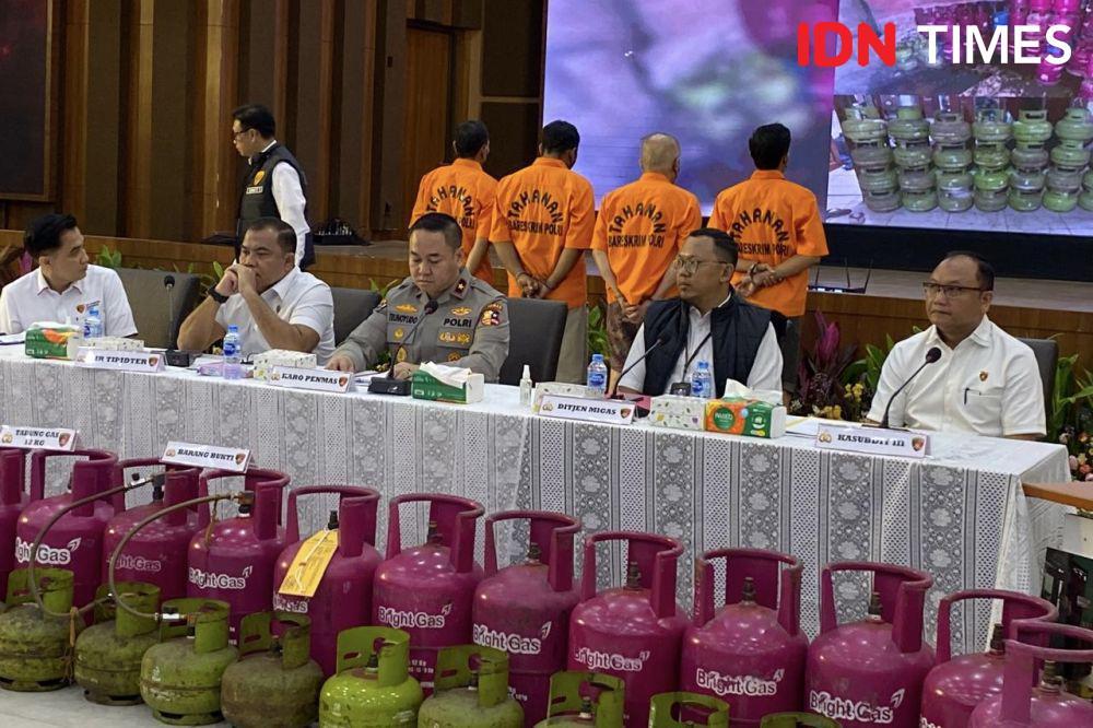 Bareskrim Ungkap Kasus Pengoplosan Gas LPG Subsidi Jadi Nonsubsidi