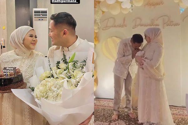 7 Potret Akikah Anak Ketiga Kesha Ratuliu, Sekalian Ultah Suami!