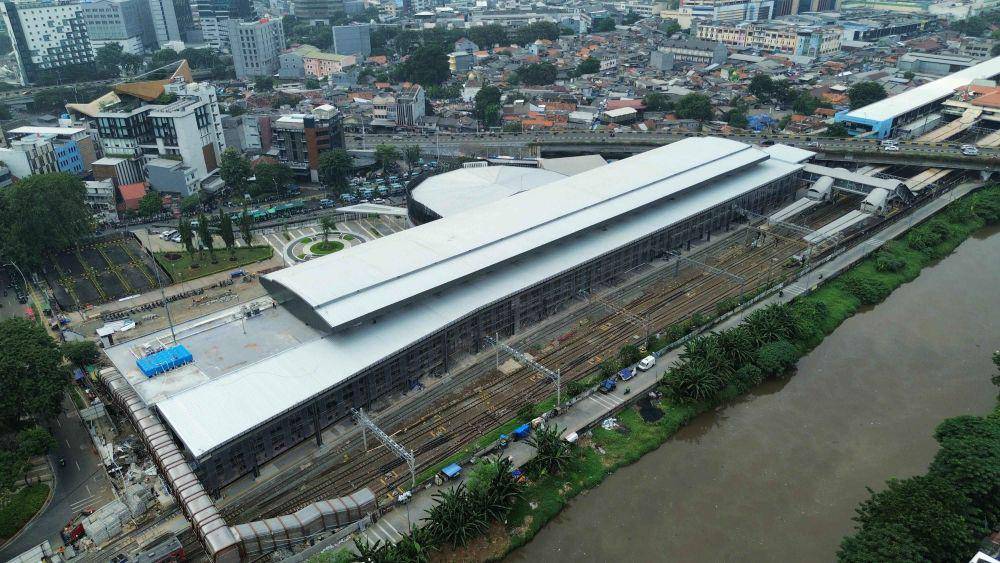 Proyek Stasiun Tanah Abang Baru. (dok. PTPP)