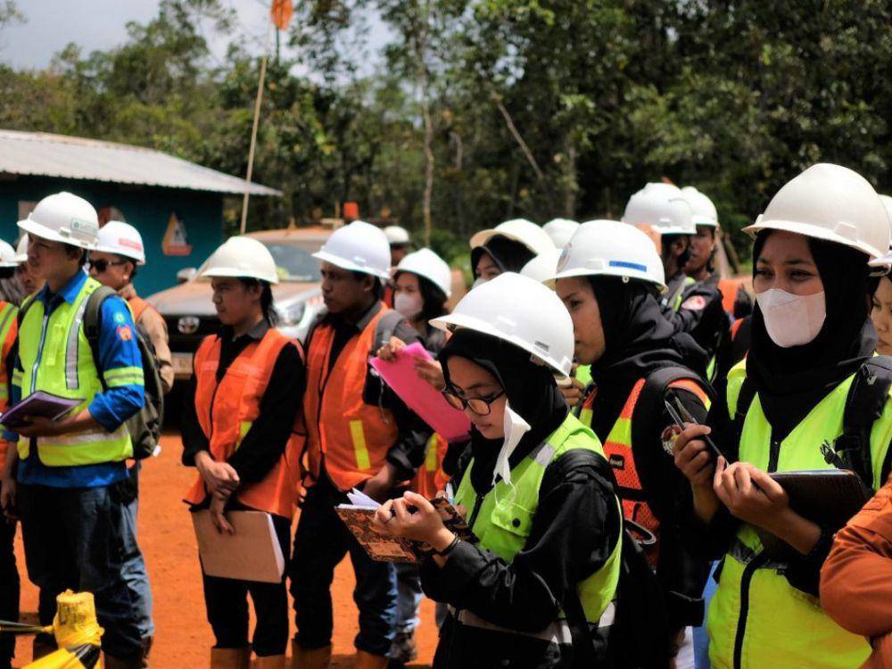 Kunjungan mahasiswa Teknik Pertambangan FST USN Kolaka. (dok. PT Vale Indonesia Tbk.)