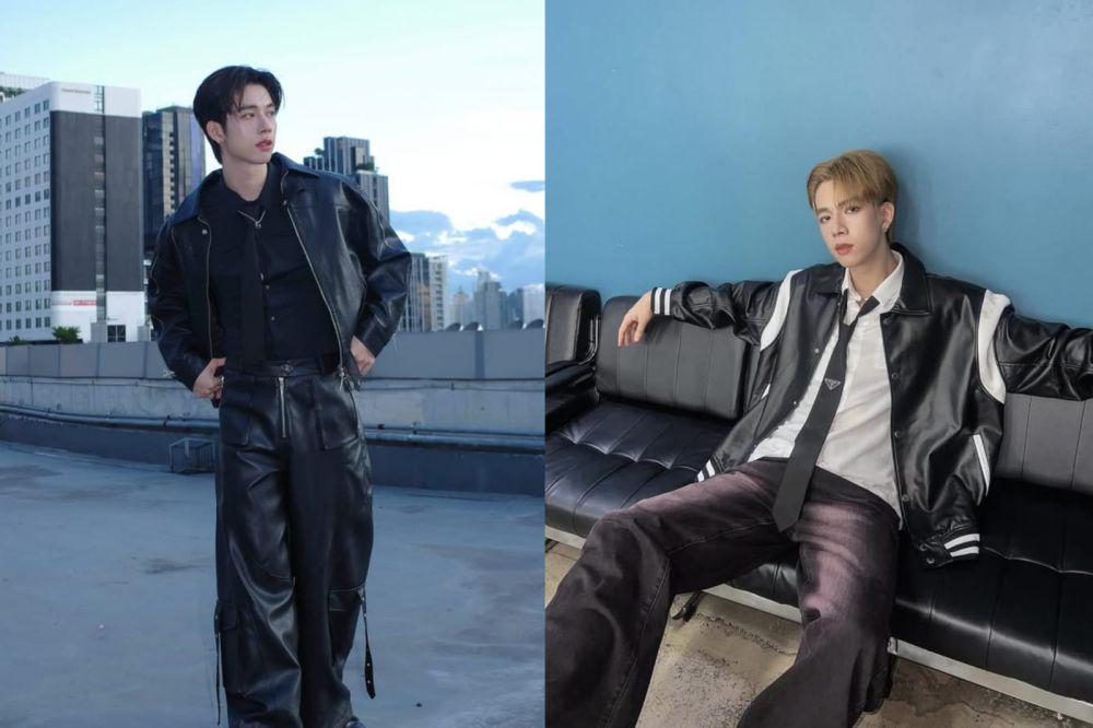 7 Ide Styling Jaket Leather ala Aktor Frank Thanatsaran, Classic Rebel
