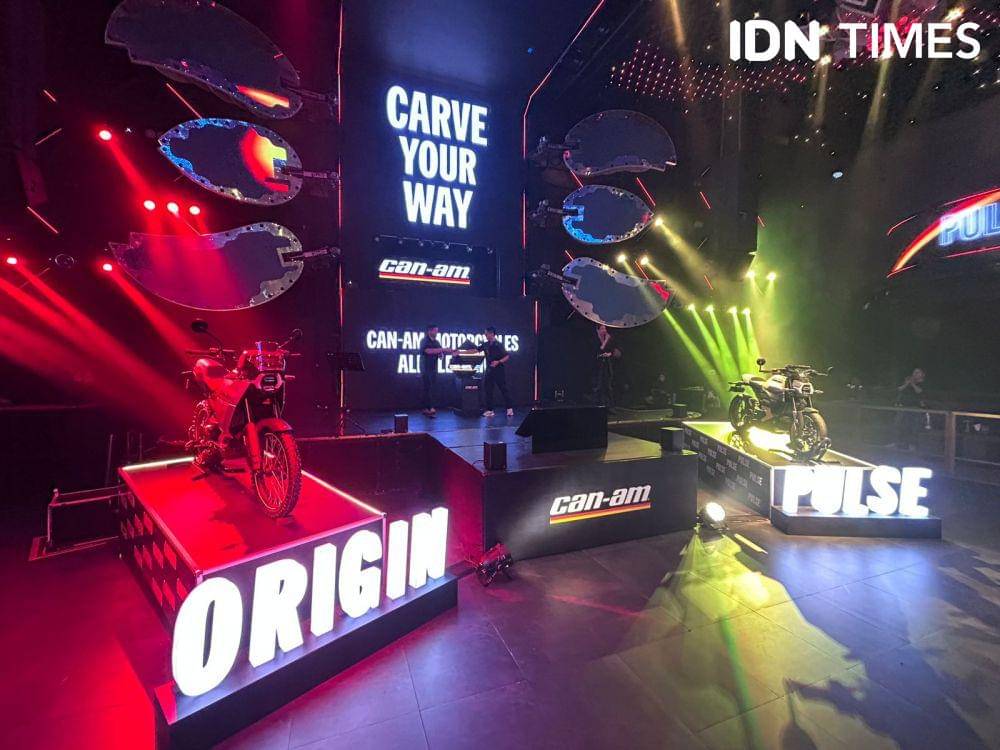 Launching 2 motor listrik baru Can-Am (IDN Times/Fadhliansyah)