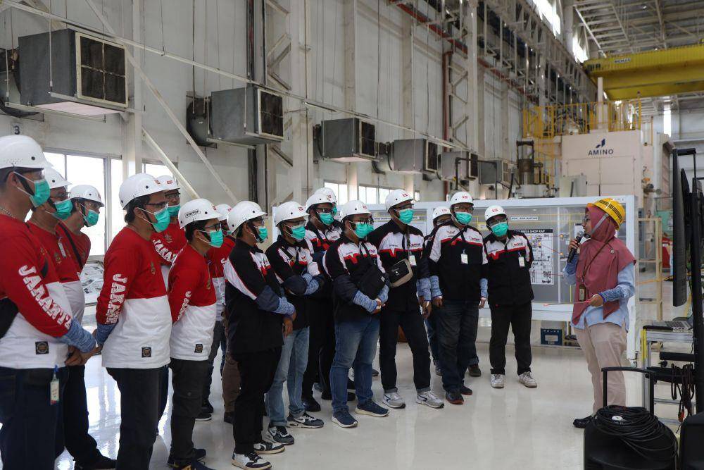 Komunitas motor kunjungi pabrik Daihatsu (ADM)