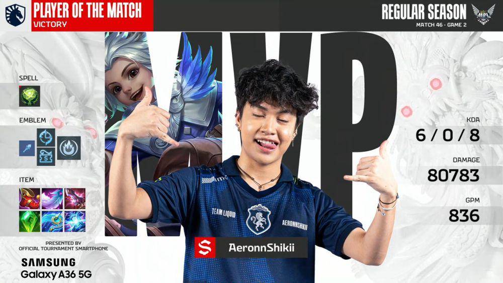 AeronnShiki berkontribusi besar menggagalkan NAVI ke babak play-off (youtube.com/MPL Indonesia)