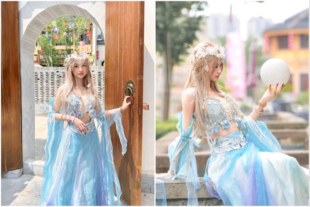 7 Potret Catheez Cosplay Jadi Mermaid dari China, Bikin Pangling!