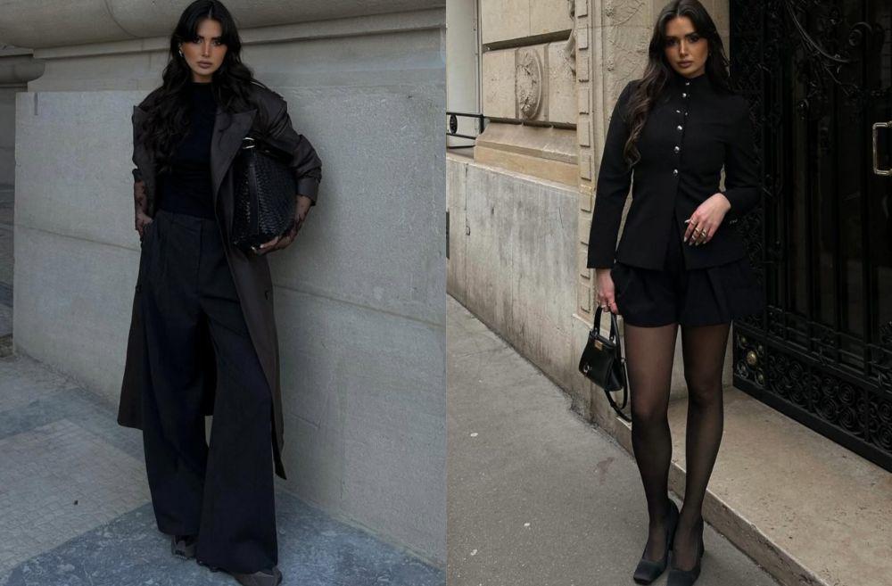 8 Inspirasi Black on Black Style ala Camille Despres, So Stunning!