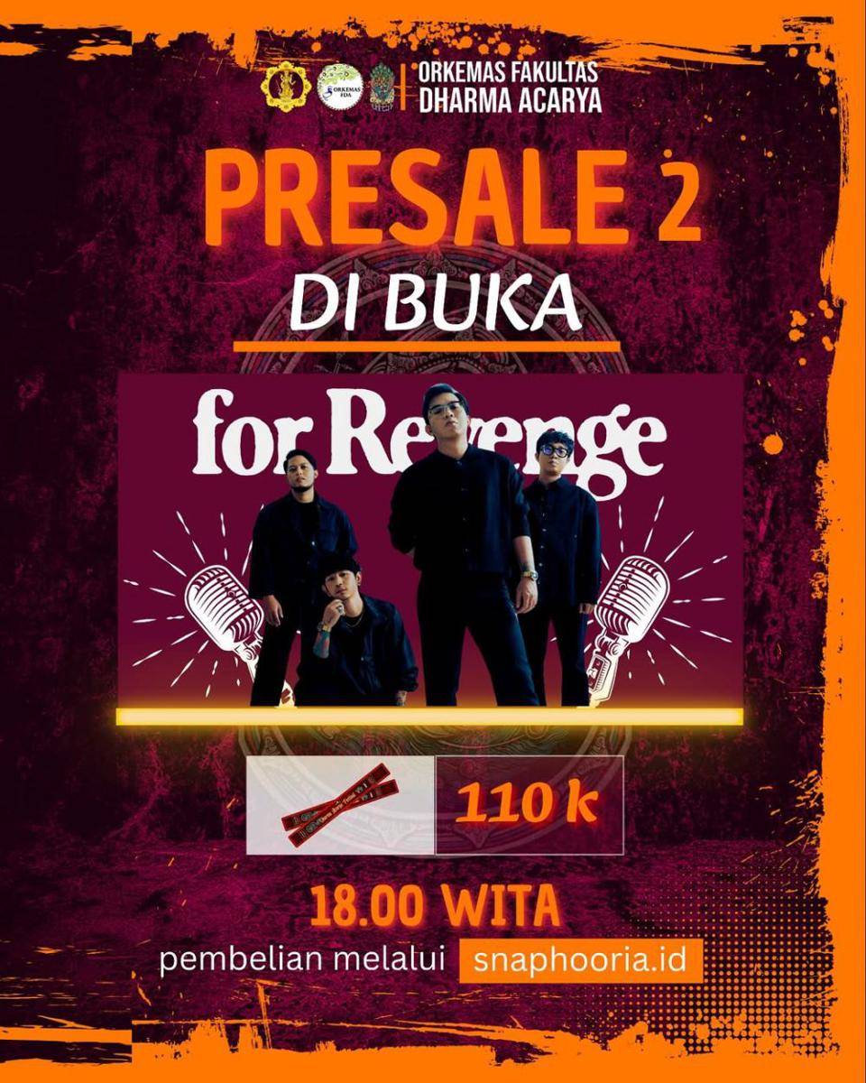 harga tiket presale 2 Dafest V (instagram.com/dharmaacaryafestival)