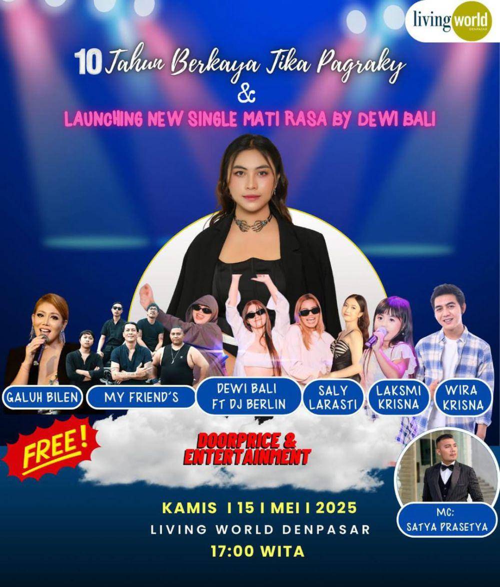10 Tahun Berkarya Tika Pagraky (instagram.com/tikapagrakyreal)