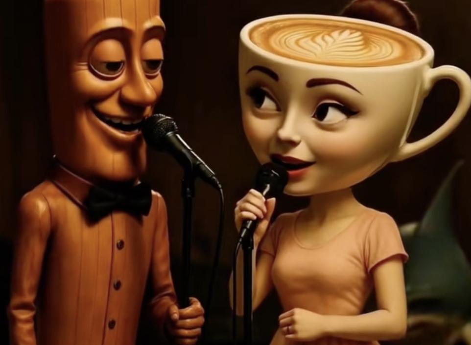 ⁠Lirik I'm Tung Tung Tung Sahur and Love Ballerina Cappuccina, Lagu AI