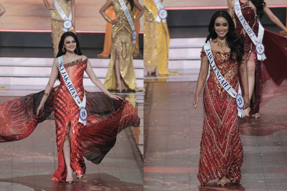 Potret Evening Gown Wakil Jawa di Final Puteri Indonesia 2025 (instagram.com/officialputeriindonesia)