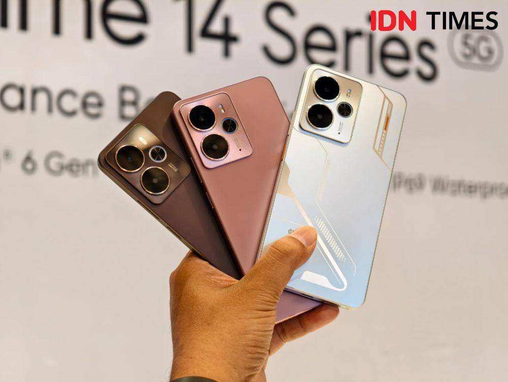 realme 14 5G (IDN Times/Fatkhur Rozi)