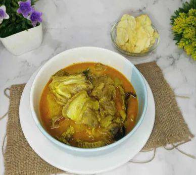 Ilustrasi hidangan gulai kambing. Yummy.co.id/Elsa Agustina